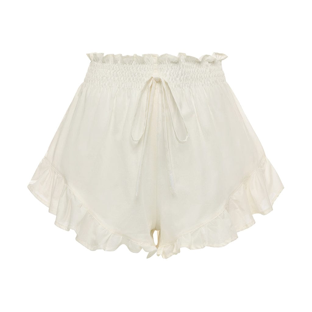 White boho clearance shorts