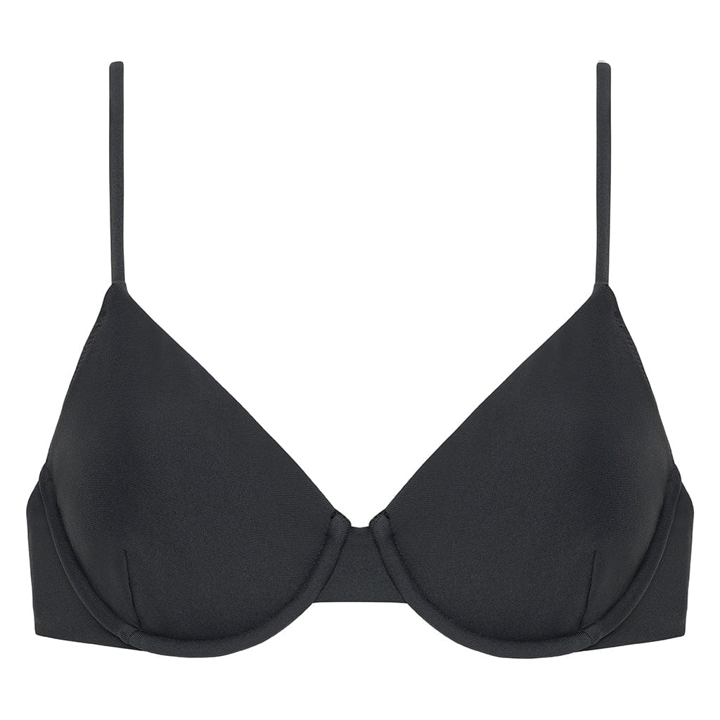 Charcoal Dainty Bikini Top