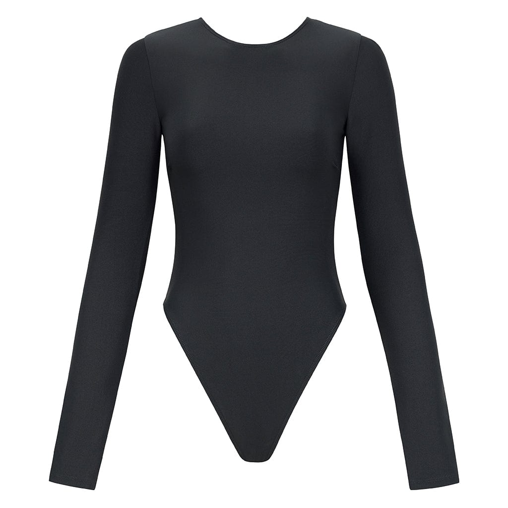 Charcoal Gabi Added Coverage One-Piece