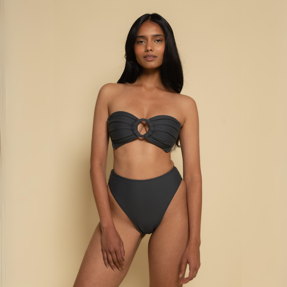 Charcoal Paula Bikini Bottom