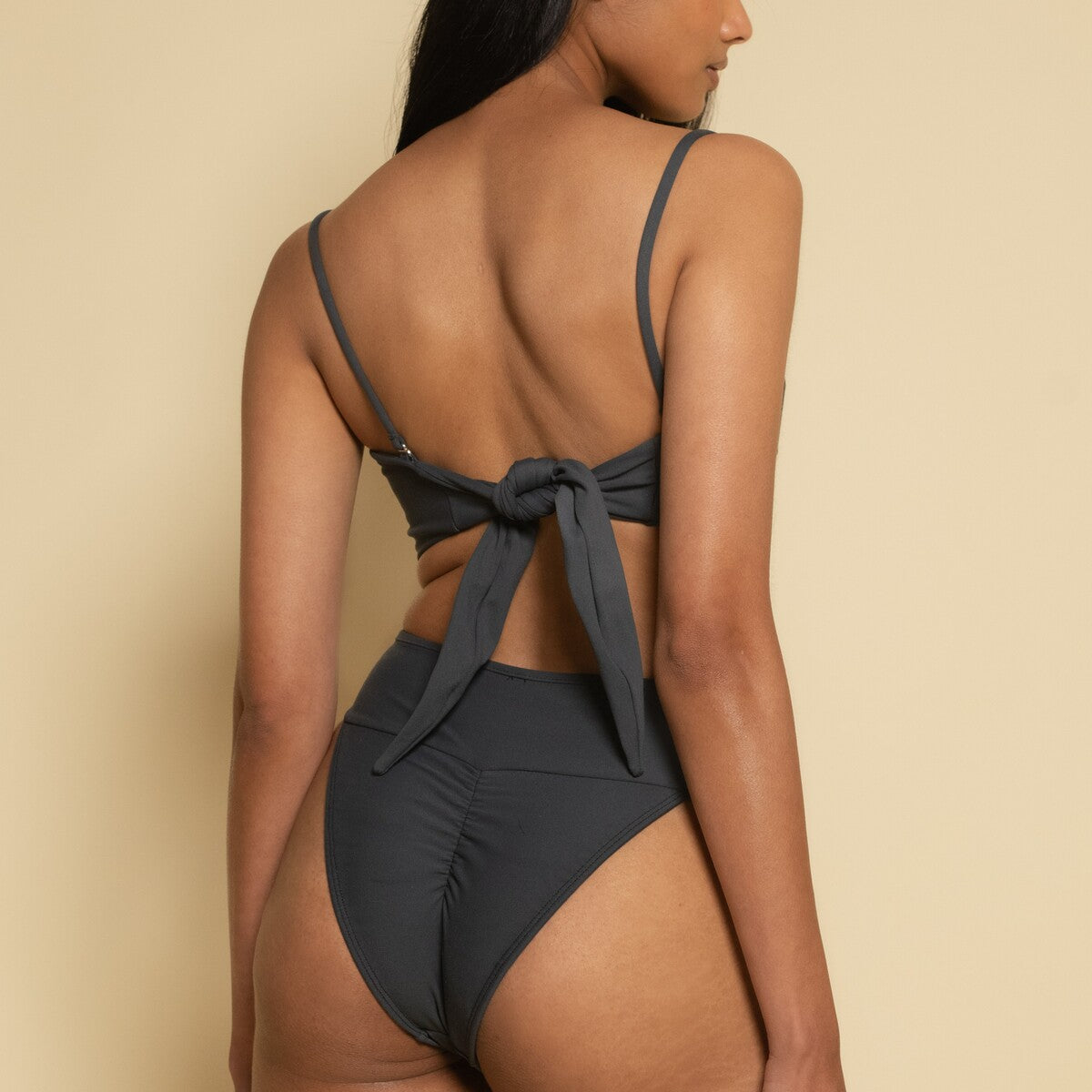 Charcoal Tamarindo Binded Bikini Bottom