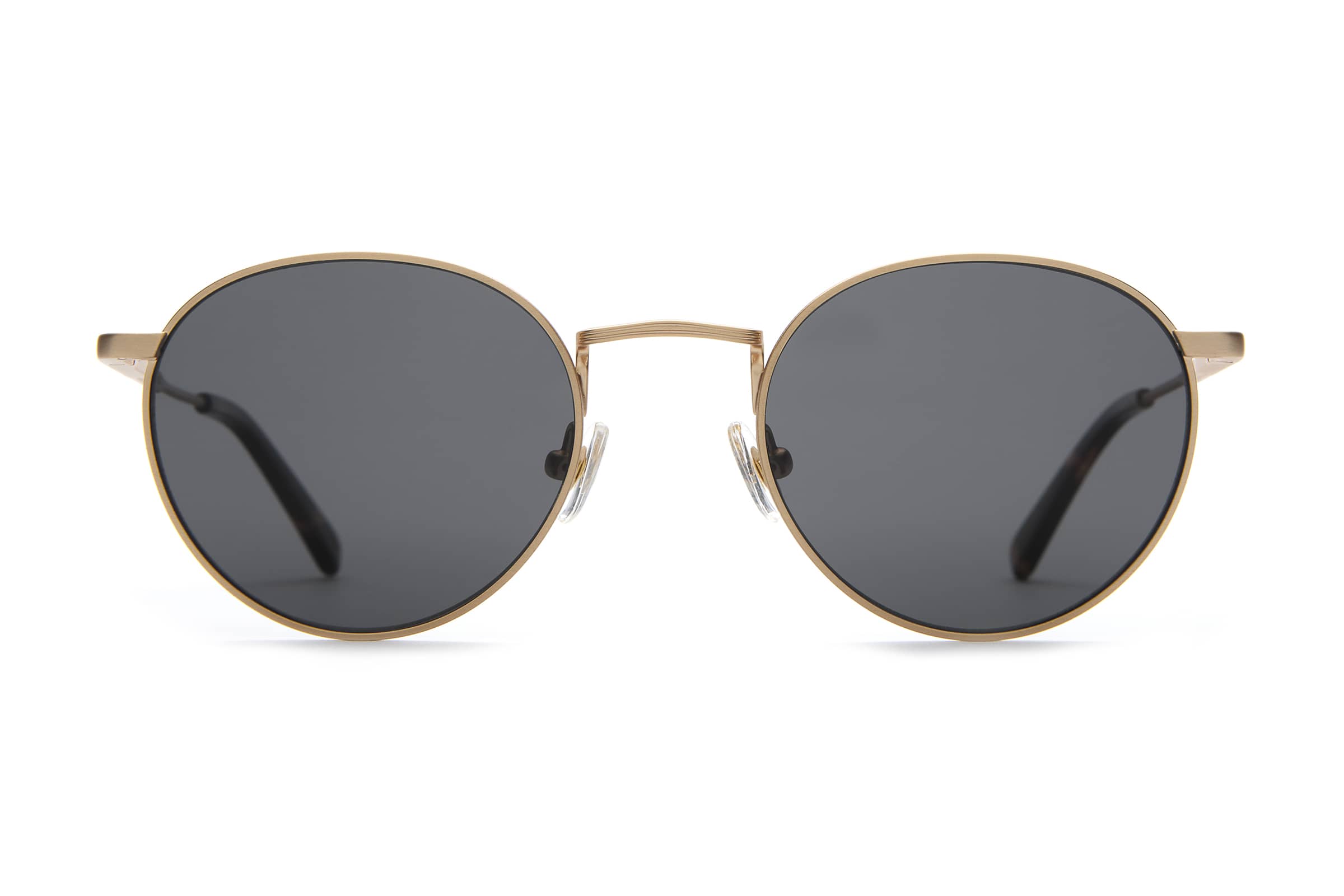 The Tuff Patrol (Brushed Gold & Crystal / Polarized Grey)