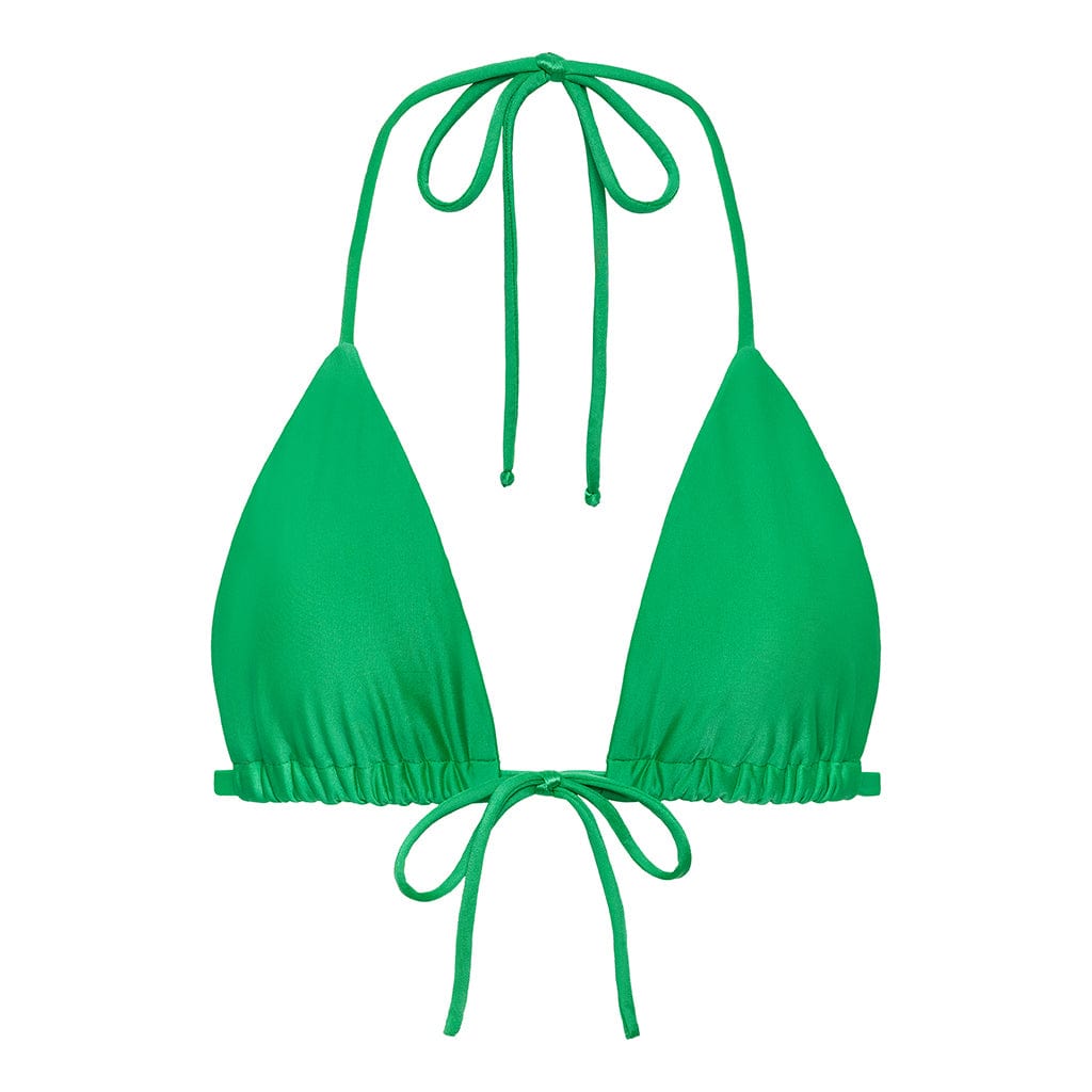 Emerald Shimmer Emma Triangle Bikini Top