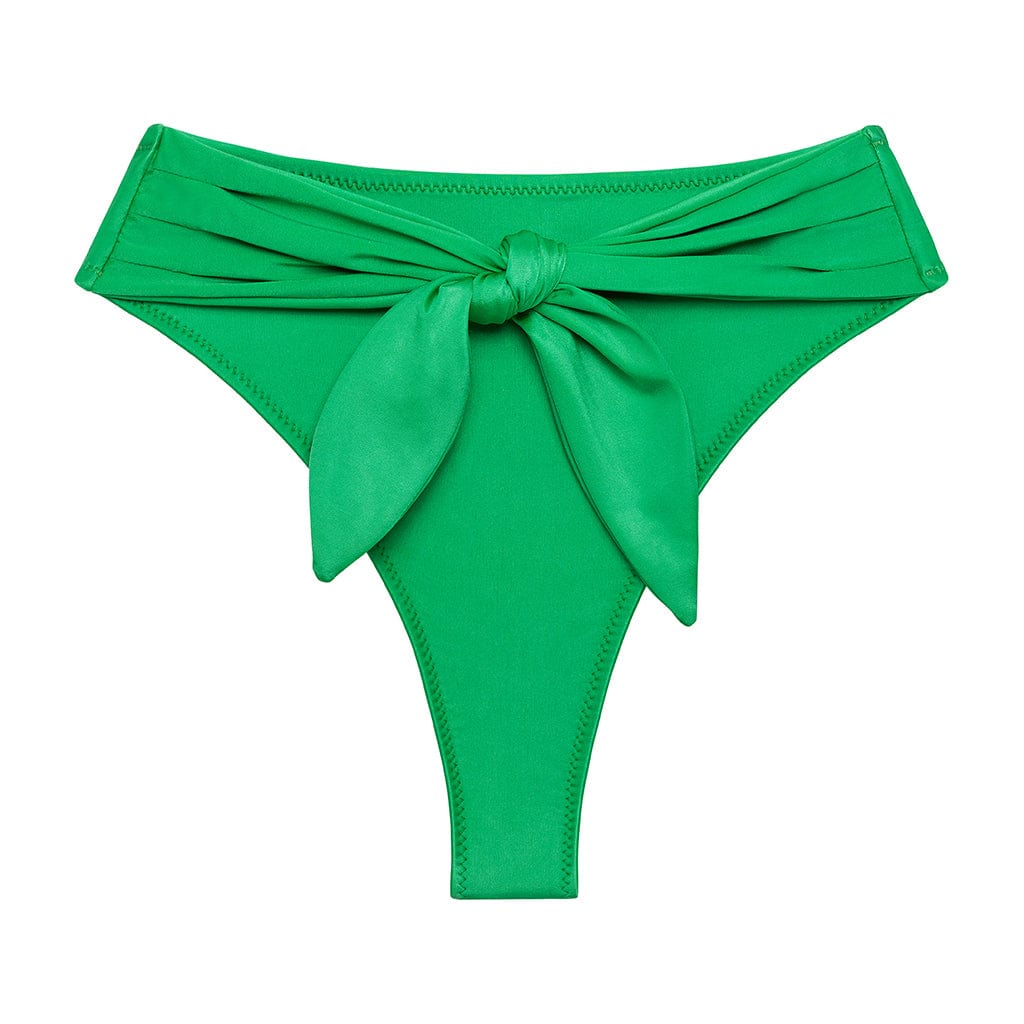 Emerald Shimmer Paula Tie-Up Bikini Bottom