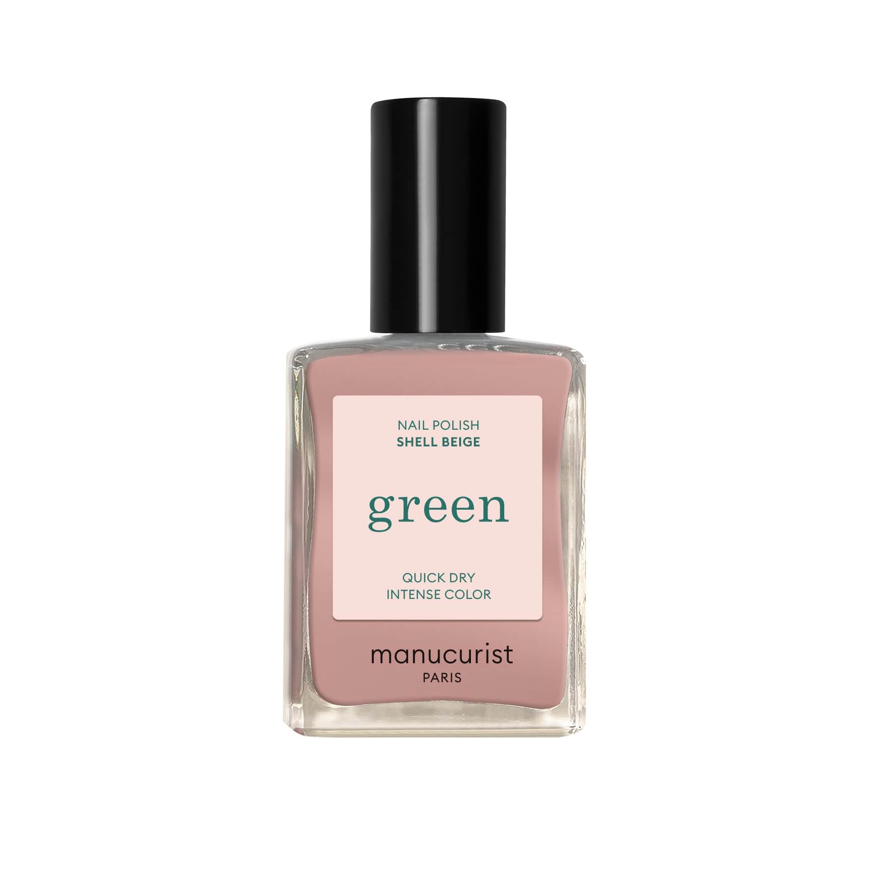 Green Natural Nail Polish - Shell Beige