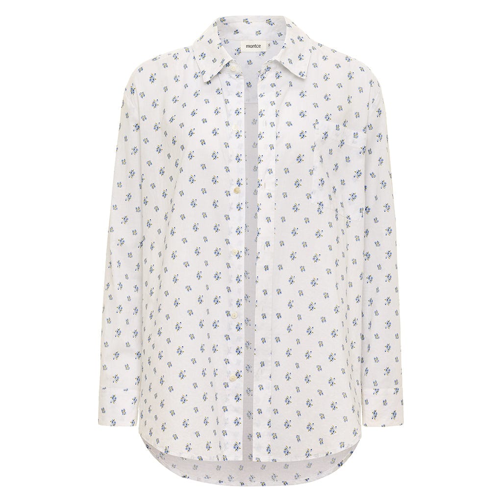 Heidi Floral Boyfriend Button Down Shirt