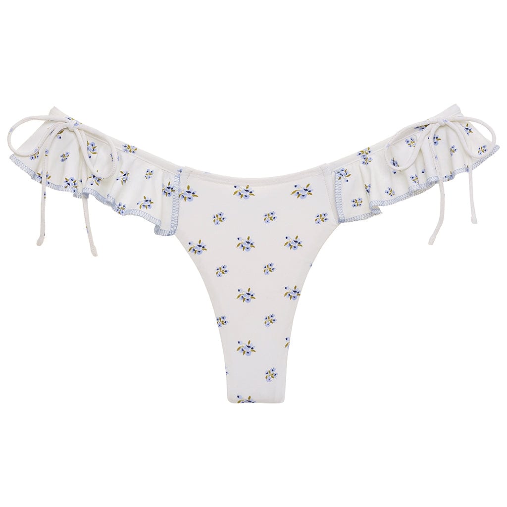 Heidi Floral Uno Ruffle Bows Bikini Bottom