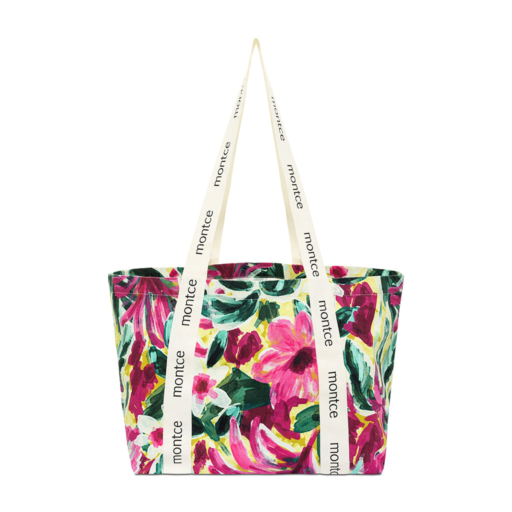 Isla Floral Beach Bag