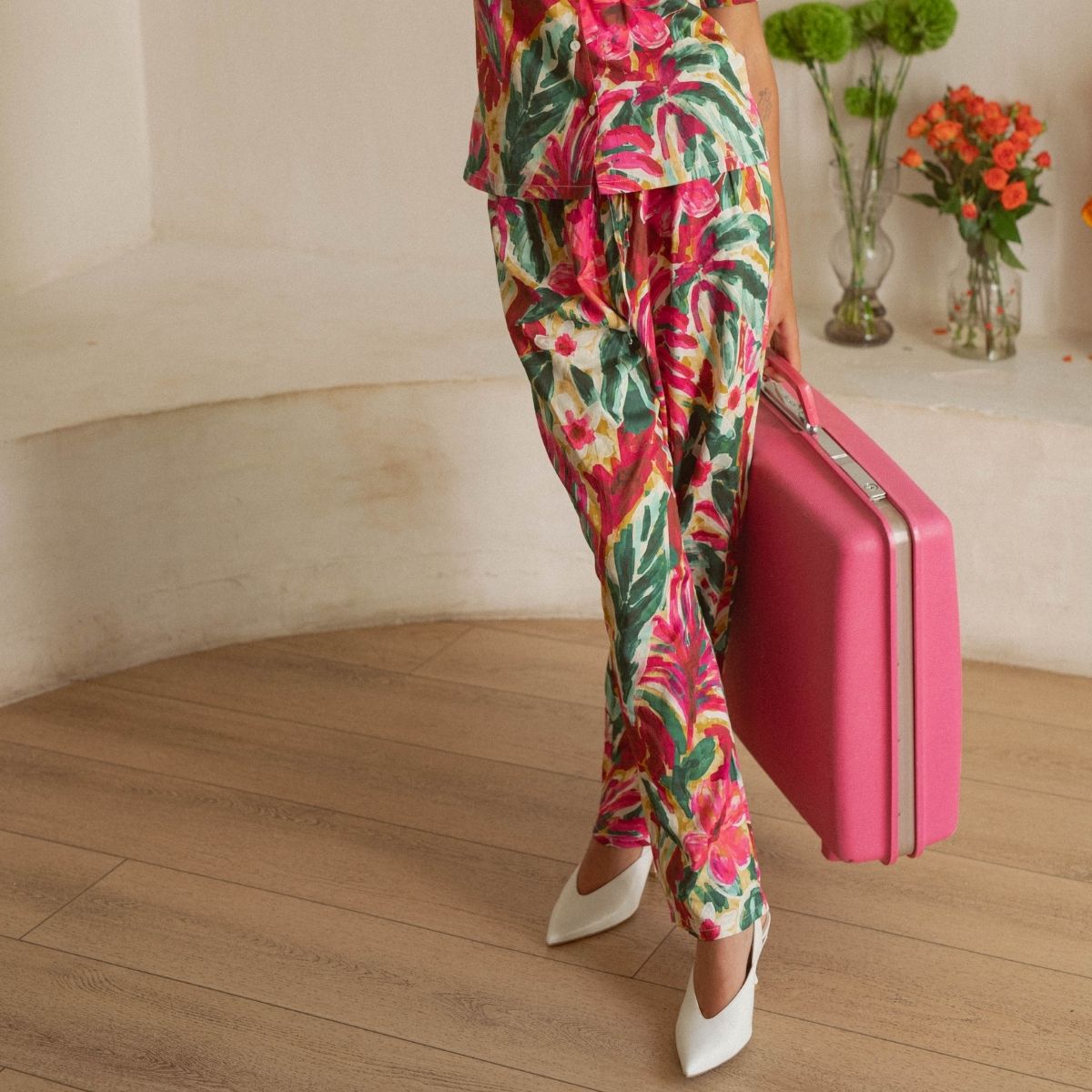 Isla Floral Drawstring Pant