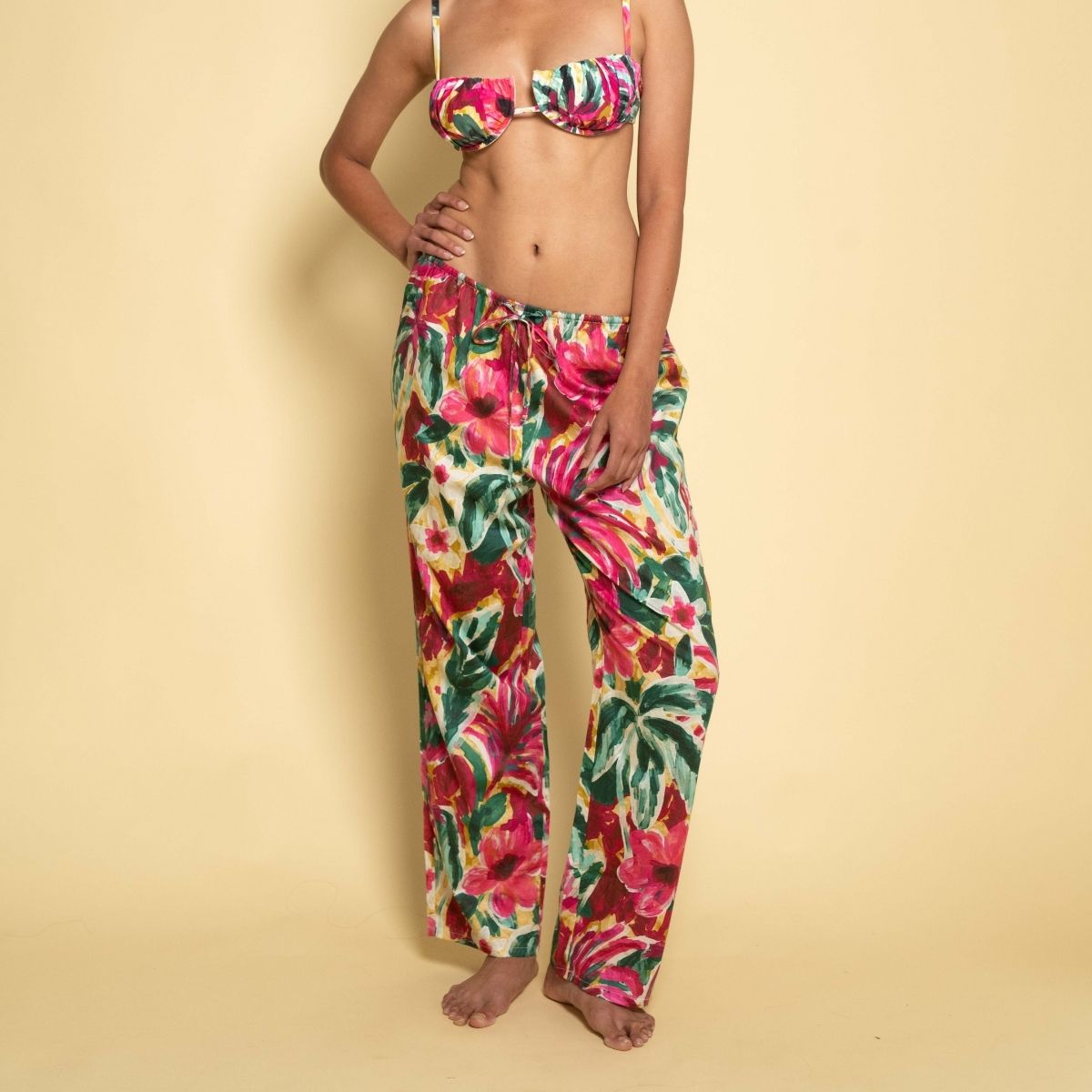 Isla Floral Drawstring Pant