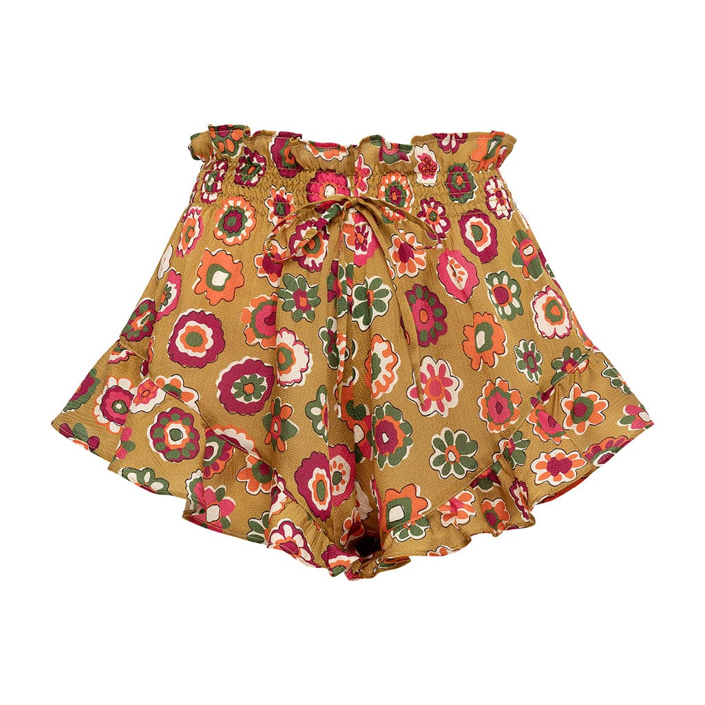 Mazzy Floral Silk Boho Short