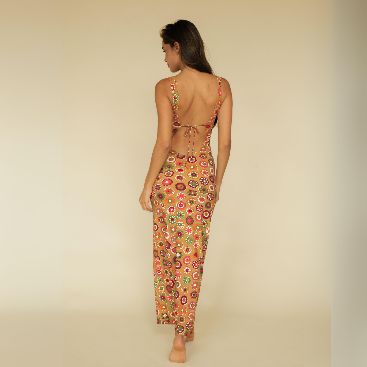 Mazzy Floral Juliet Maxi Dress