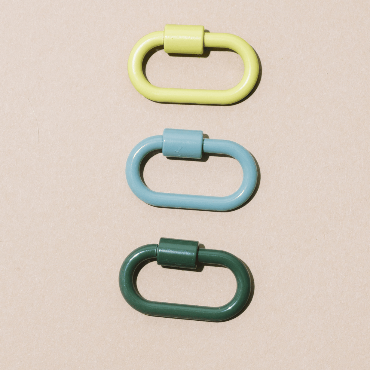 Mini Lock Keychain Set - Pistachio