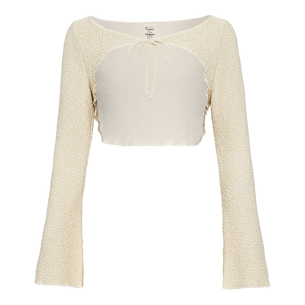 Oat Texture Nia Long Sleeve Top