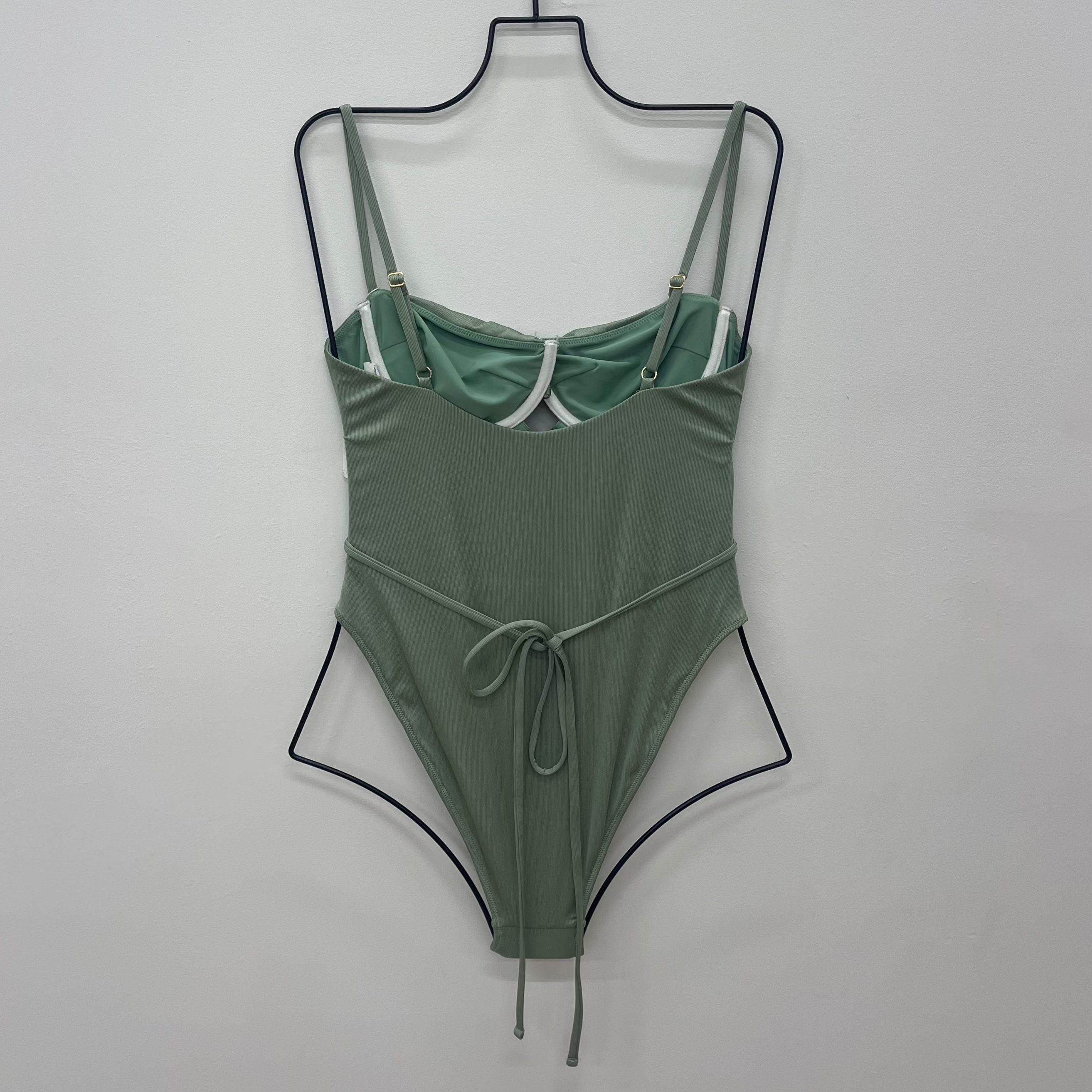 Sample Sage Green Rib Simone One-Piece