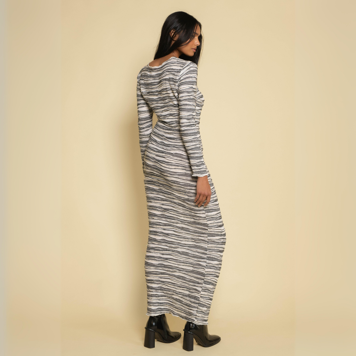 Slub Knit Solidad Dress